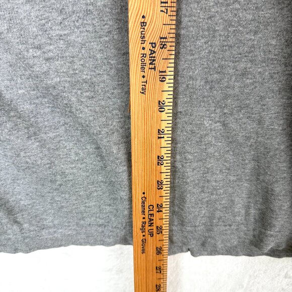 CAFE COTON Paris Portofino Preppy Collared Cotton Cardigan Sweater Mens L Gray - Picture 5 of 8